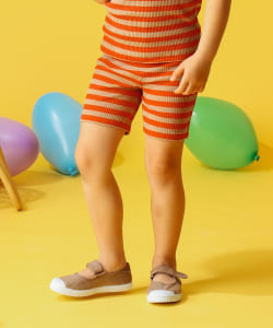 B:MING by BEAMS / 童裝 雙色 條紋 短褲（90～140cm）