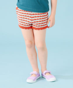 マルチボーダー ニット キュロット（90～120cm）