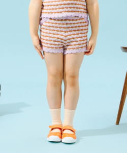 マルチボーダー ニット キュロット（90～120cm）