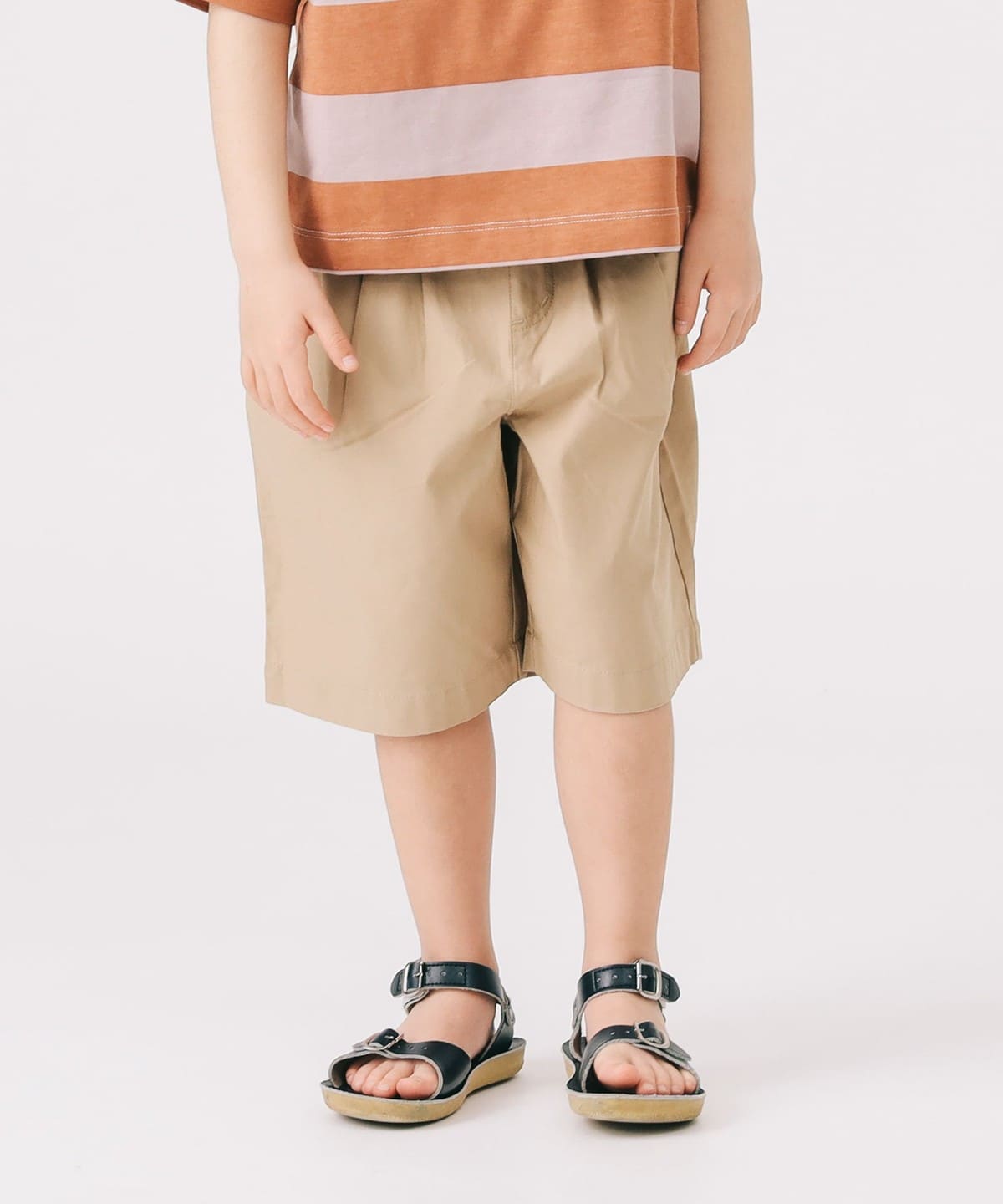 ツータック ショート パンツ 2025SS(100 140cm) パンツ BEIGE 100 ツータック ショート パンツ 2025SS(100 140cm) パンツ BEIGE 100