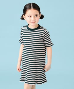 B:MING by BEAMS / 童裝 橫條紋 短袖 洋裝（100～140cm）