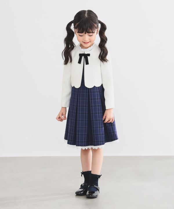 美品 B:MING by BEAMS セレモニー ボレロ スカート セット120