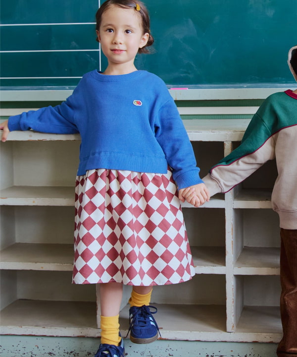 フォティフアイブのワンピース 00サイズ】フリンジデザインツイードポロワンピース(マキシ