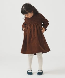 コーデュロイ シャーリング ワンピース 2025FW（100～140cm）