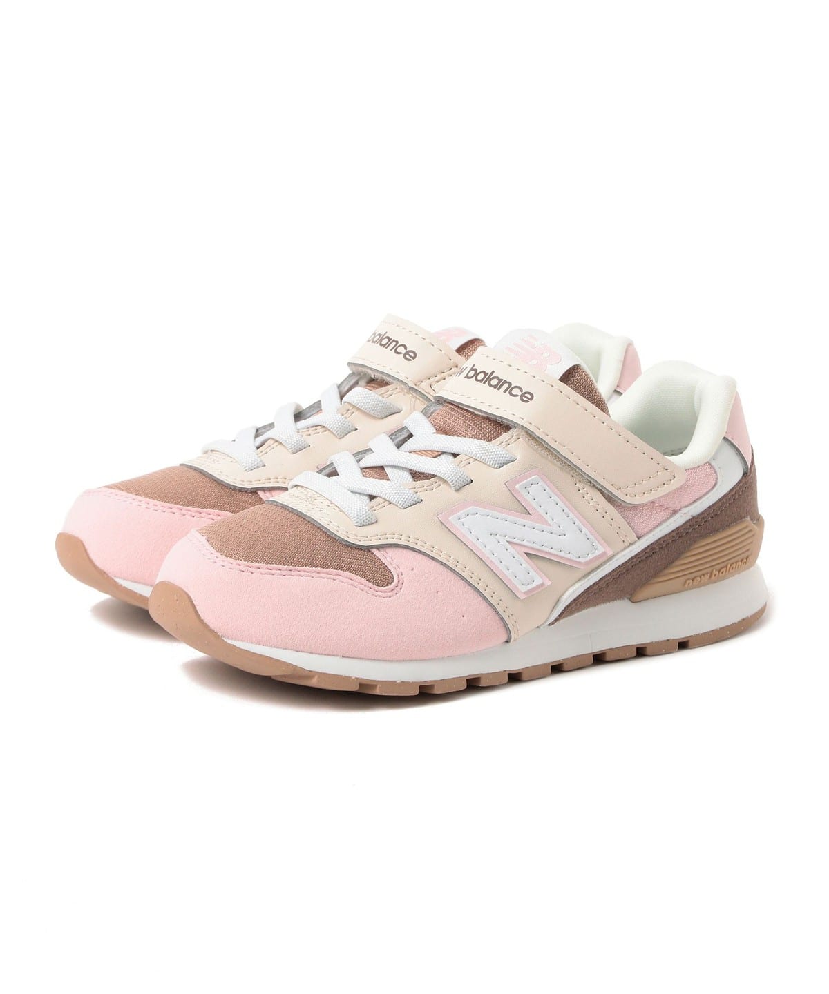 New Balance / 996 Hook and Loop(17 21cm) シューズ TH3 BEIGE/PINL 18 New Balance / 996 Hook and Loop(17 21cm) シューズ TH3 BEIGE/PINL 18