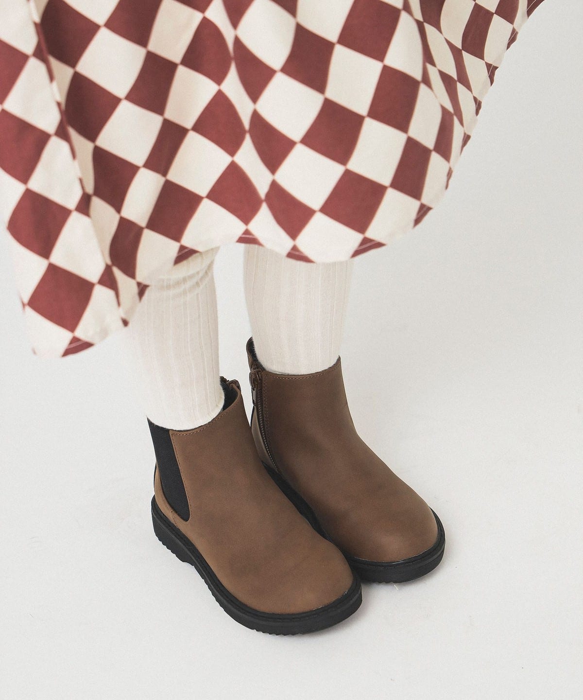 サイドゴア ブーツ 2025FW(17 22cm) シューズ BROWN 19 サイドゴア ブーツ 2025FW(17 22cm) シューズ BROWN 19