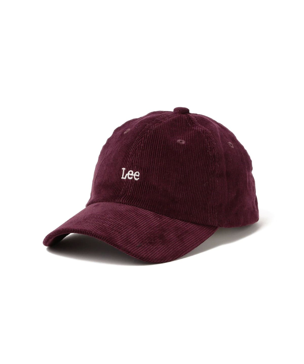 【別注】Lee リー / コーデュロイ ロゴ キャップ 帽子 Bordeaux 54-56㎝ 【別注】Lee リー / コーデュロイ ロゴ キャップ 帽子 Bordeaux 54-56㎝
