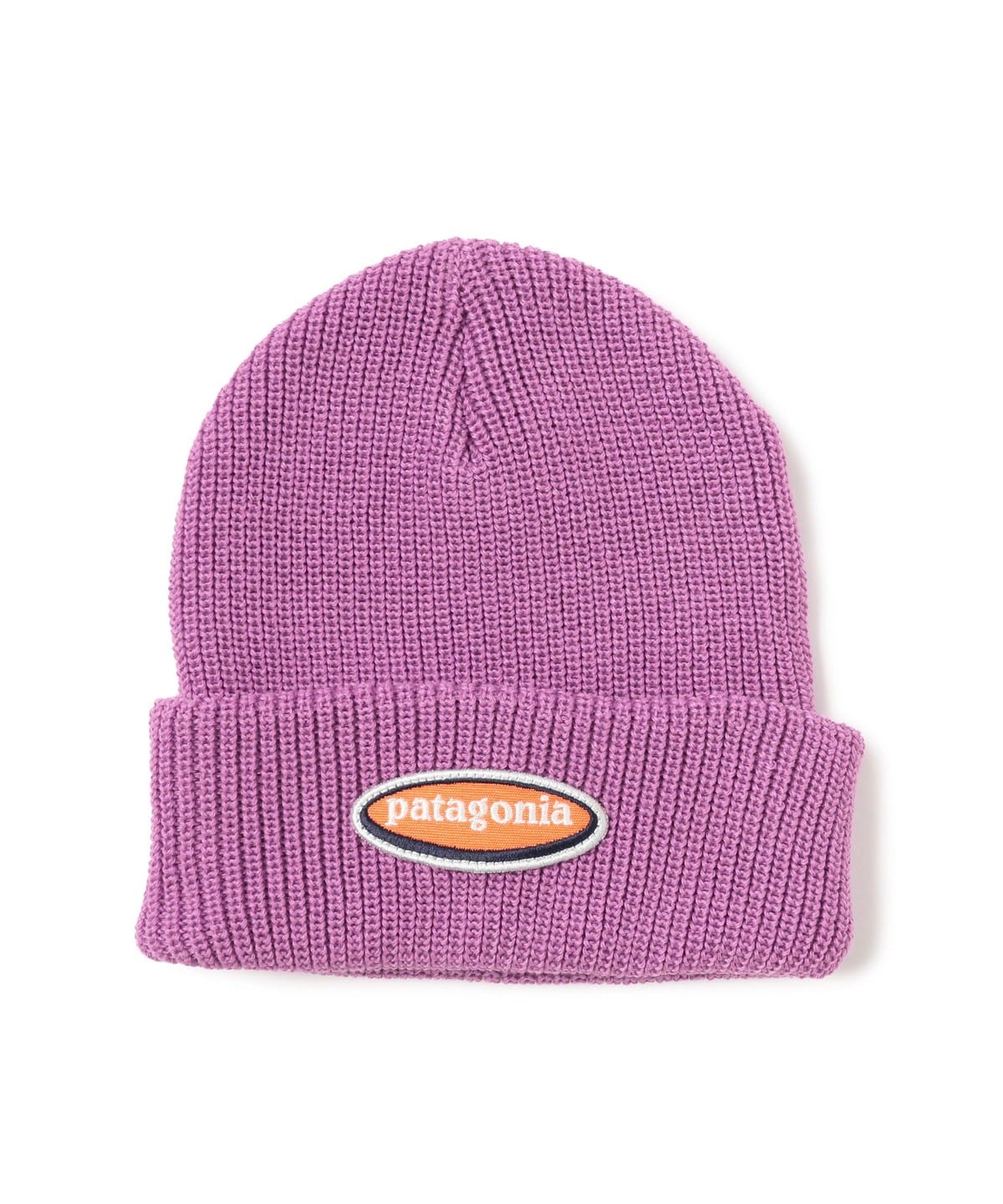 patagonia パタゴニア / キッズ ロゴ ビーニー 帽子 Oval Logo: Brisk Purple ONE SIZE patagonia パタゴニア / キッズ ロゴ ビーニー 帽子 Oval Logo: Brisk Purple ONE SIZE