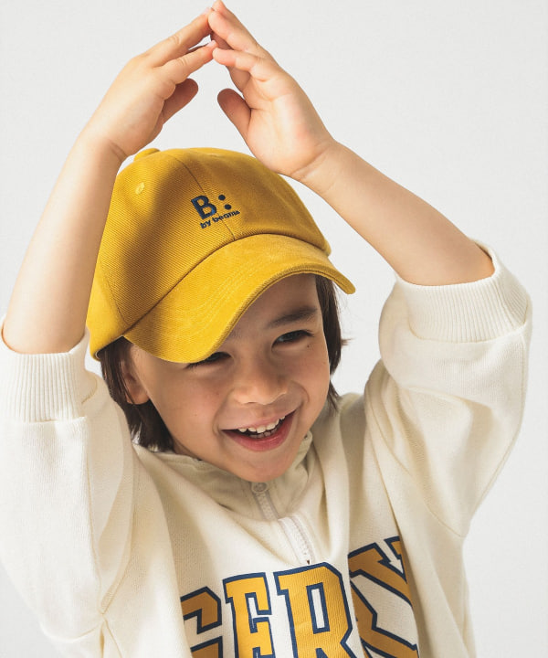 cafe FAR BEN 刺繍ロゴ ベージュ キャップ 新品未使用　BTS RM sqnz（エスキュンズ）】sqnz logo cap / ロゴ ベースボール