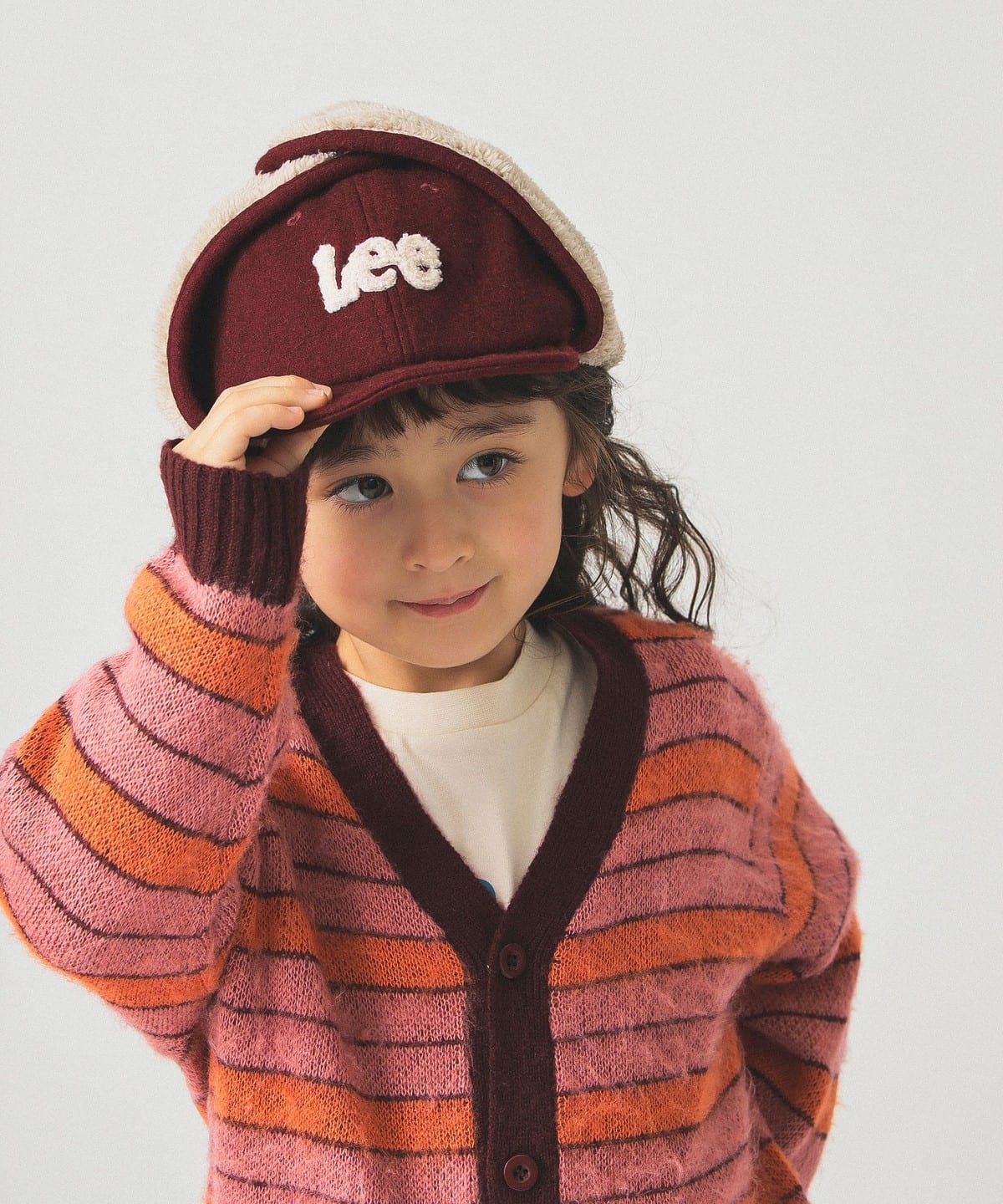 【別注】Lee リー / フライトキャップ 2025FW 帽子 WINE XS 【別注】Lee リー / フライトキャップ 2025FW 帽子 WINE XS
