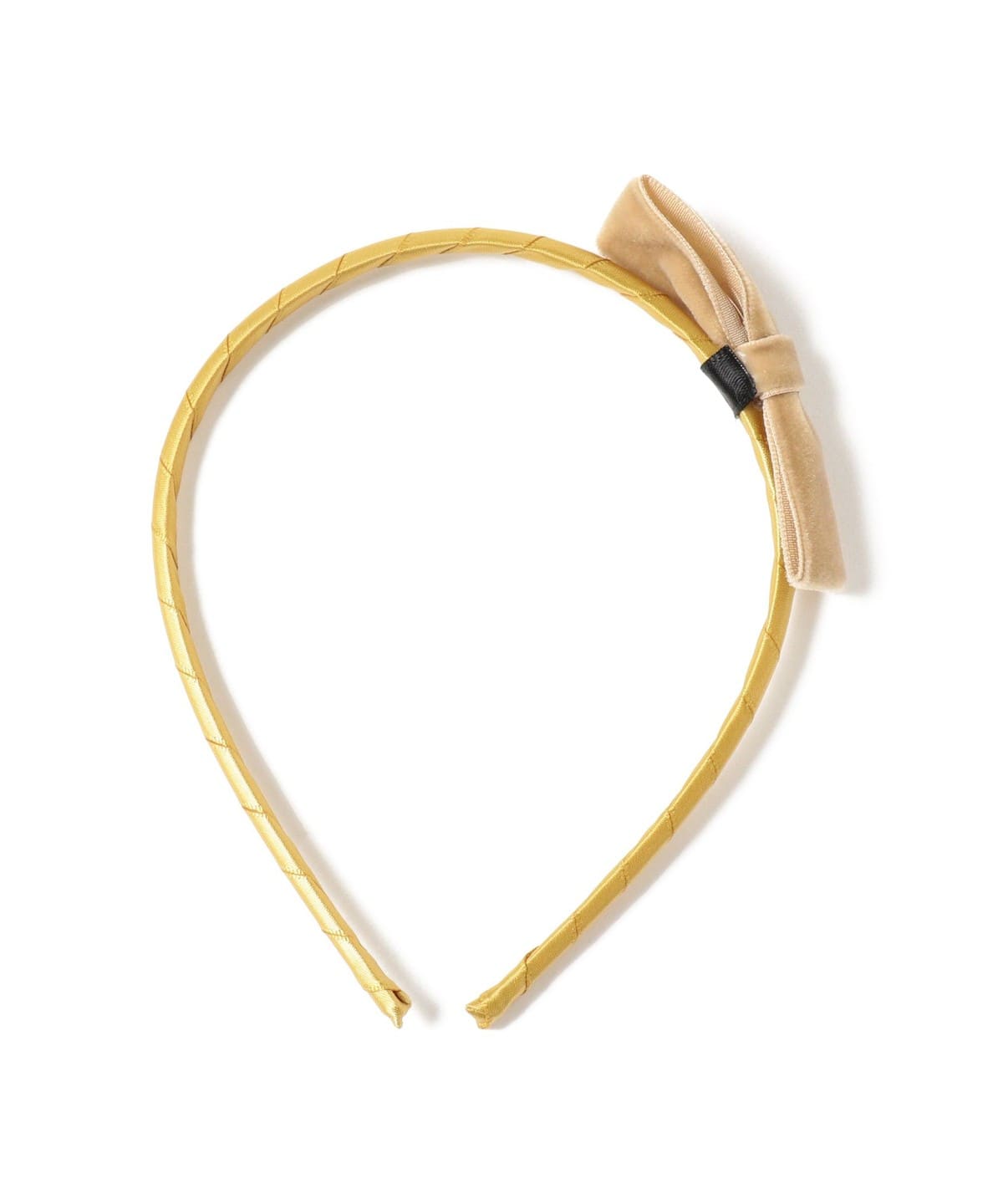 ベロア リボン カチューシャ ヘアアクセサリー GOLD ONE SIZE ベロア リボン カチューシャ ヘアアクセサリー GOLD ONE SIZE