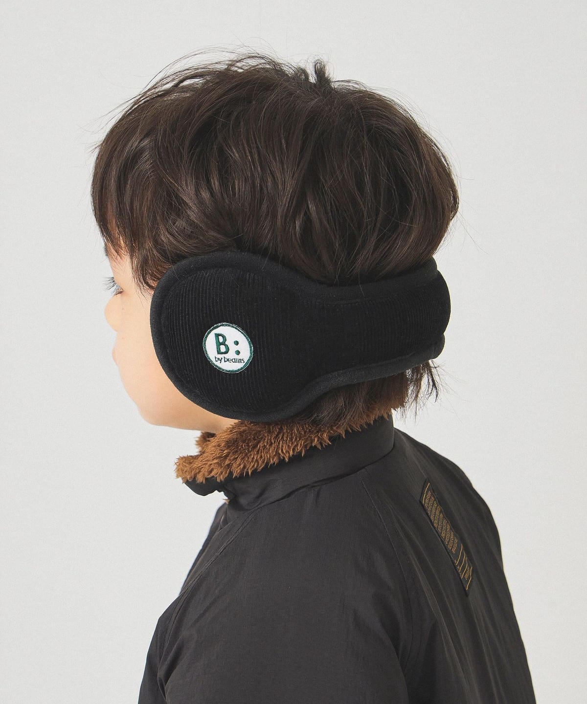 コーデュロイ イヤーマフ 2025FW ファッション雑貨 BLACK ONE SIZE