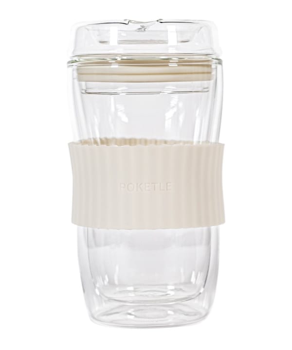 POKETLE All Glass Travel Mug