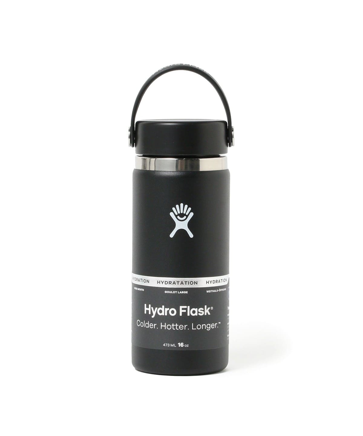 Hydro Flask ハイドロフラスク / ワイドマウス 16oz アウトドア・スポーツ MEN BLACK ONE SIZE Hydro Flask ハイドロフラスク / ワイドマウス 16oz アウトドア・スポーツ MEN BLACK ONE SIZE