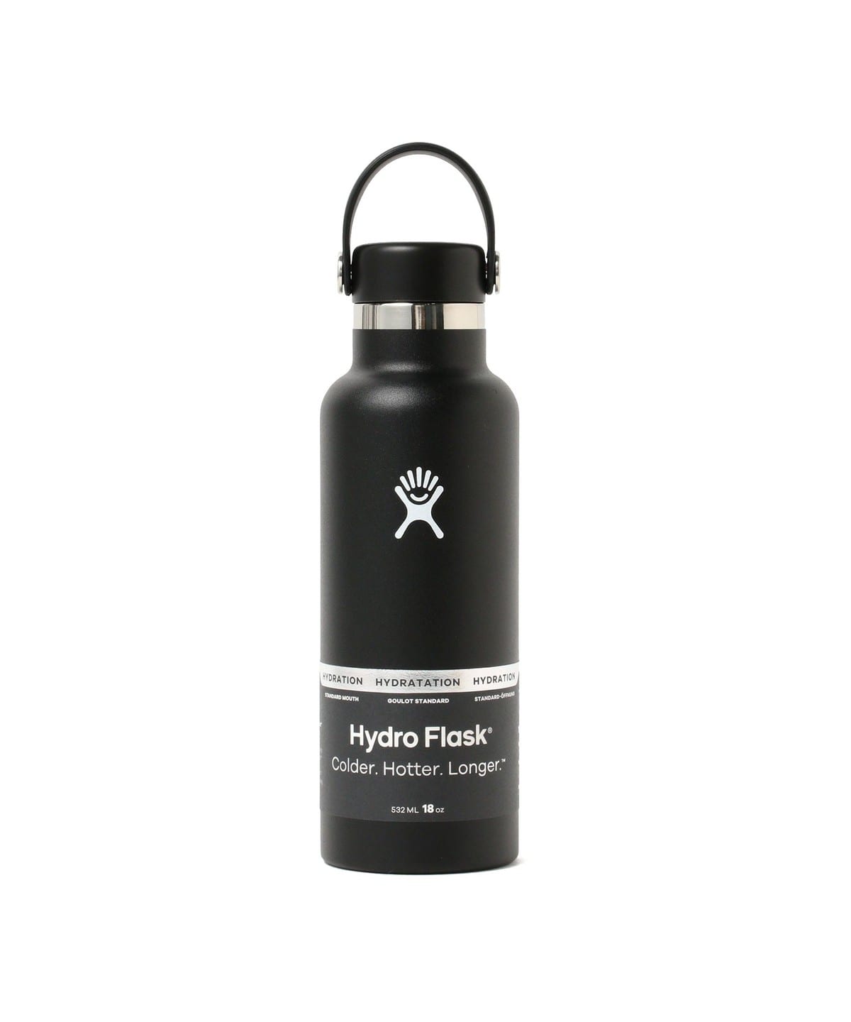 Hydro Flask ハイドロフラスク / スタンダード マウス ステンレスボトル 18oz (532ml) アウトドア・スポーツ MEN BLACK ONE SIZE Hydro Flask ハイドロフラスク / スタンダード マウス ステンレスボトル 18oz (532ml) アウトドア・スポーツ MEN BLACK ONE SIZE