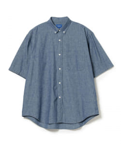 BEAMS / 男裝 5分袖 寬鬆 扣領襯衫