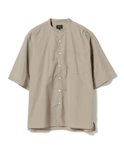 BEAMS / 男裝 立領 寬鬆 5分袖 襯衫