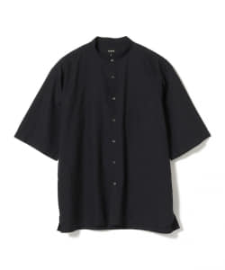 BEAMS / 男裝 立領 寬鬆 5分袖 襯衫