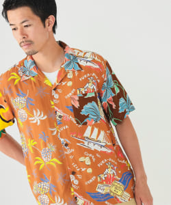 SUN SURF × BEAMS / 別注 男裝 夏威夷 襯衫