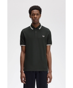 FRED PERRY / 男裝 M3600 雙條紋 POLO衫