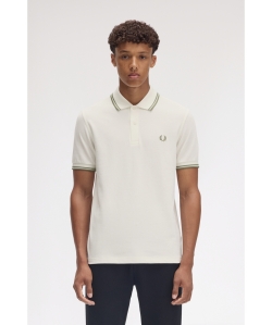 FRED PERRY / 男裝 M3600 雙條紋 POLO衫