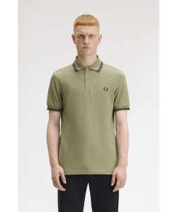 FRED PERRY / 男裝 M3600 雙條紋 POLO衫