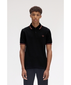 FRED PERRY / 男裝 M3600 雙條紋 POLO衫