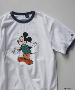 Champion × BEAMS / Disney 100th Collection RINGER T恤