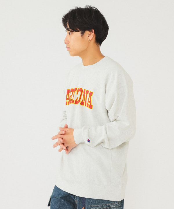 BEAMS Champion × BEAMS / 別注男裝城市長袖T恤（T恤・剪裁上衣T