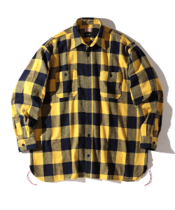 SUGAR CANE × BEAMS / 別注 Flannel Check Shirt