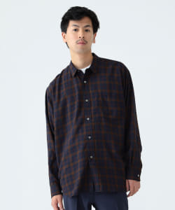 BEAMS / 男裝 垂墜 格紋 寬鬆襯衫