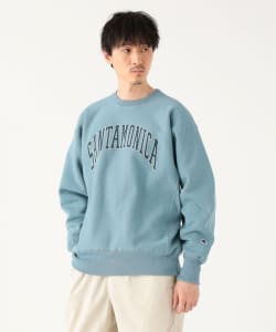 Champion × BEAMS / 別注 男裝 REVERSE WEAVE（R）城市 圓領 衛衣