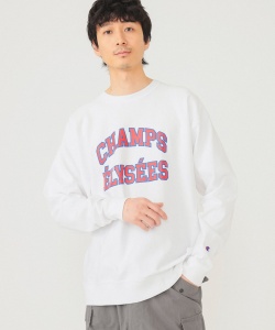 Champion × BEAMS / 別注 男裝 CITY 長袖 T恤