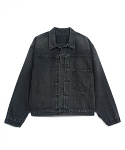 orSlow / 男裝 Type1 Black Denim Jacket