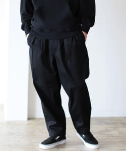 BEAMS / 男裝 調節帶 Baggy Tapered Pants