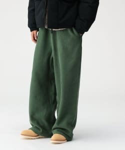 Champion × BEAMS / 別注 男裝 REVERSE WEAVE（R）寬版 棉褲