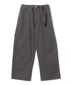 Gramicci × BEAMS / 別注 男裝 寬版 斜紋 長褲
