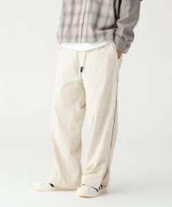 Gramicci × BEAMS / 別注 男裝 塔斯隆尼龍 寬版 長褲