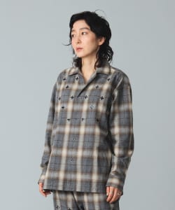 maturely / 女裝 亮片 漸層 格紋 襯衫