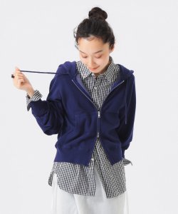 SCREEN STARS × BEAMS BOY / 別注 女裝 拉鍊 連帽外套