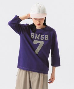 【10/10再降價】BEAMS BOY / 女裝 數字 足球 3/4 T恤