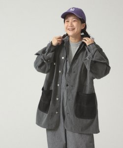 BEAMS BOY / 女裝 拼接 BIG 大衣