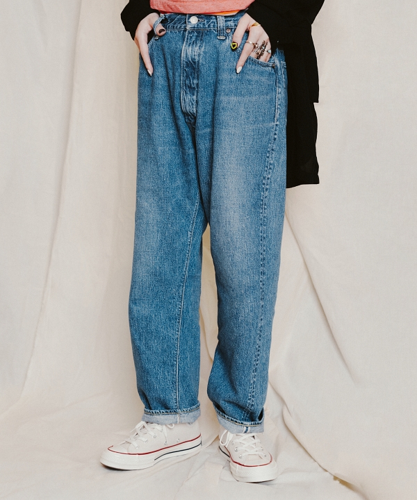 BEAMS BOY orSlow × BEAMS BOY / 別注女裝Monroe Pants『10 YEARS WASH