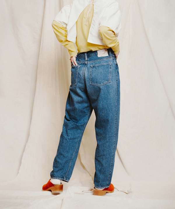 BEAMS BOY orSlow × BEAMS BOY / 別注女裝Monroe Pants『10 YEARS WASH