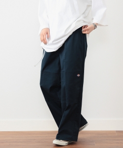 Dickies × BEAMS BOY / 別注 女裝 雙膝 寬版 長褲