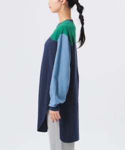 BEAMS BOY / 女裝 拼接 足球 洋裝