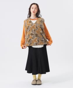 【2/9再降價】BEAMS BOY / 女裝 丹寧 傘狀 長裙