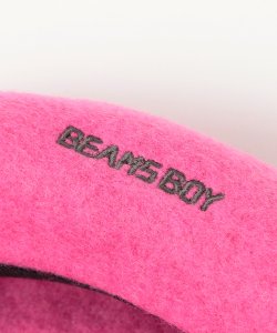BEAMS BOY / BB 刺繡 貝蕾帽
