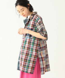 BEAMS BOY / 女裝 馬德拉斯 格紋 襯衫