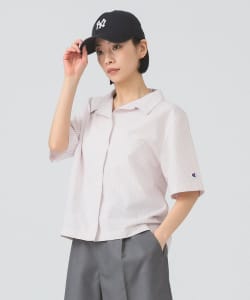 Champion × Ray BEAMS / 別注 女裝 條紋 短袖 襯衫